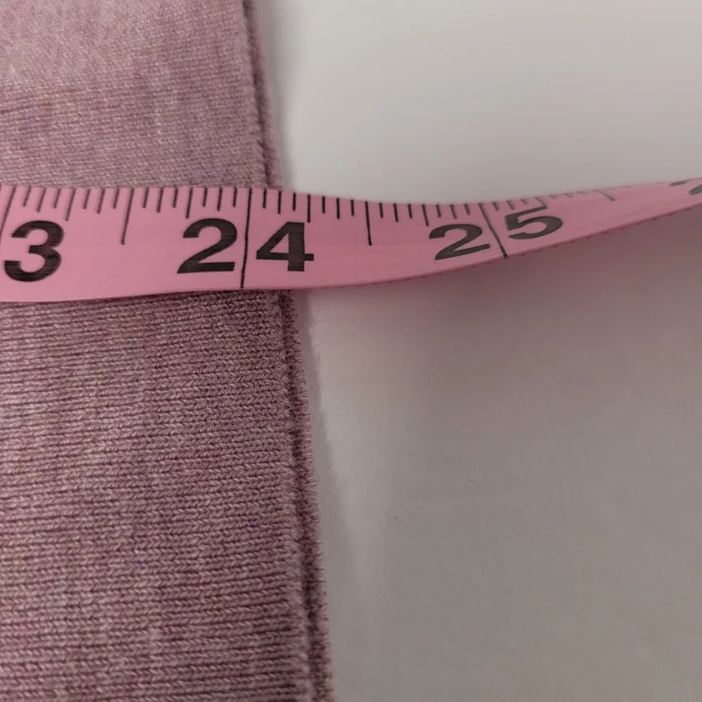 Eileen Fisher Knit Top Womens XL Purple Excellent Tencel Ribbed Scoop Neck